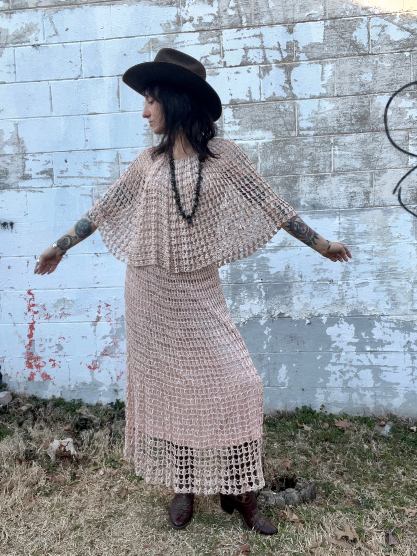 1970s Crochet Set