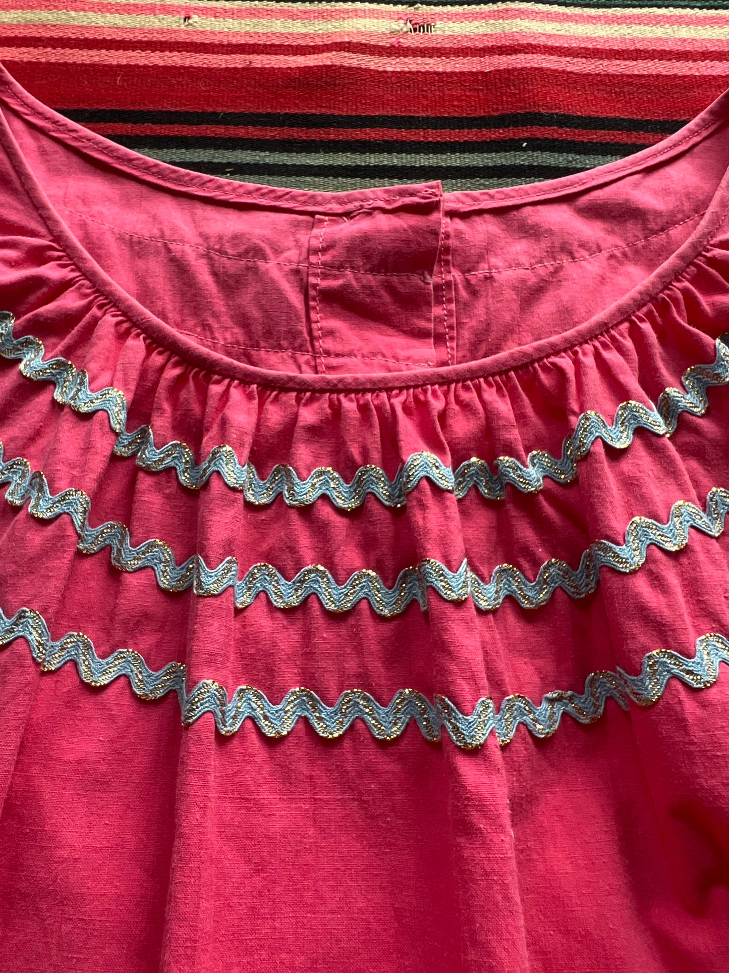 Pink and Blue Square Dancing Set