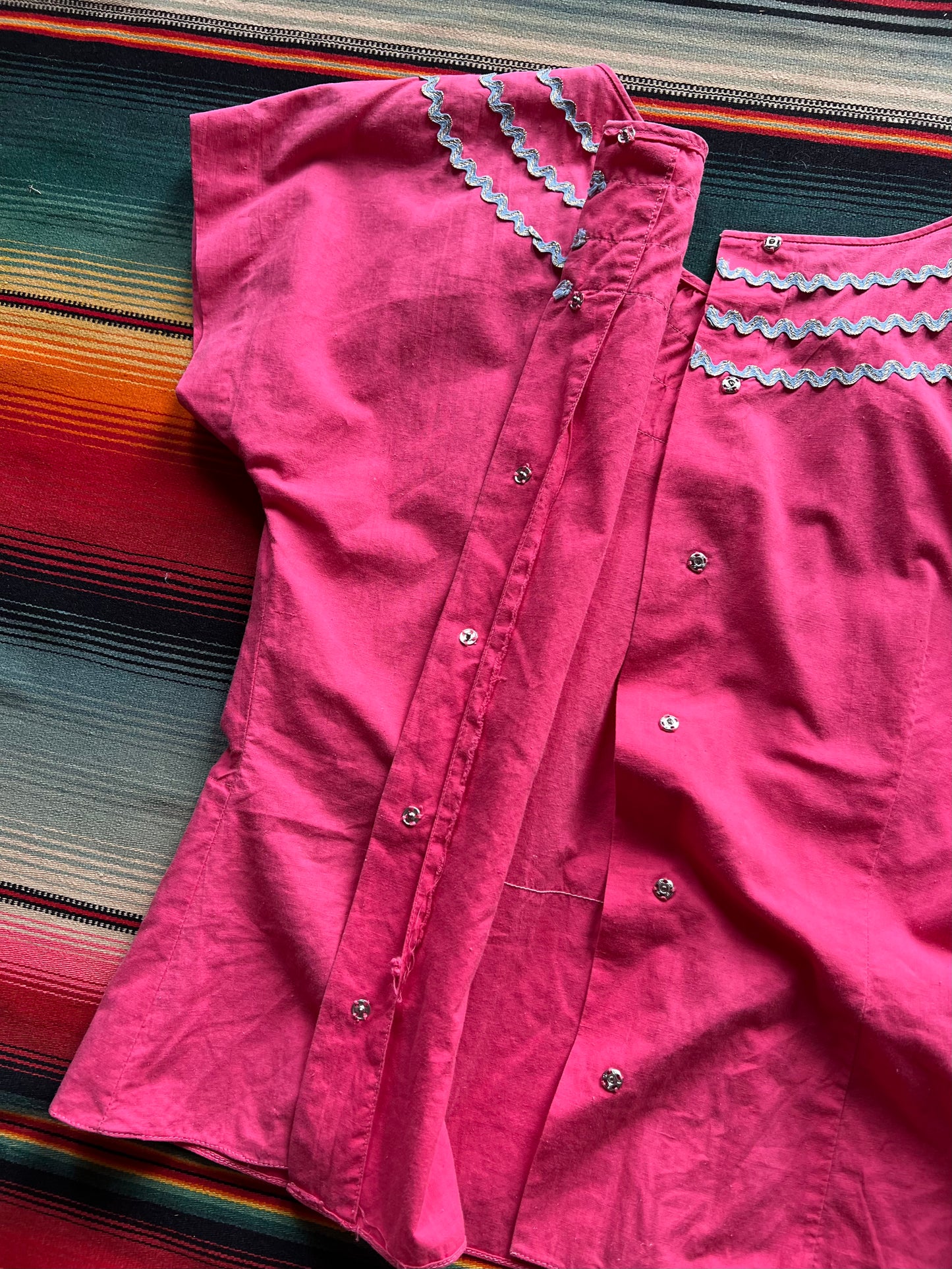 Pink and Blue Square Dancing Set