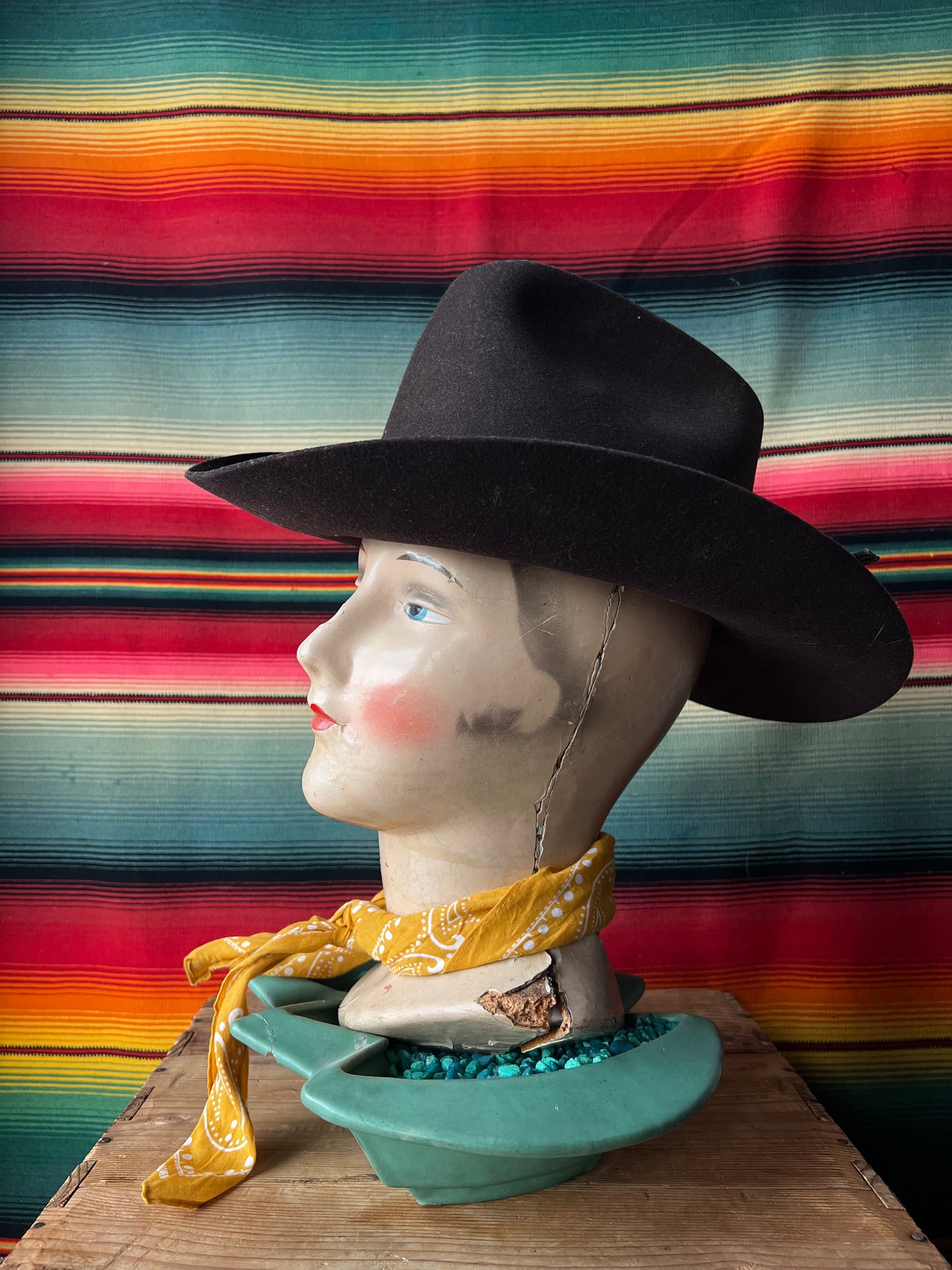 Brown Dynafelt Hat