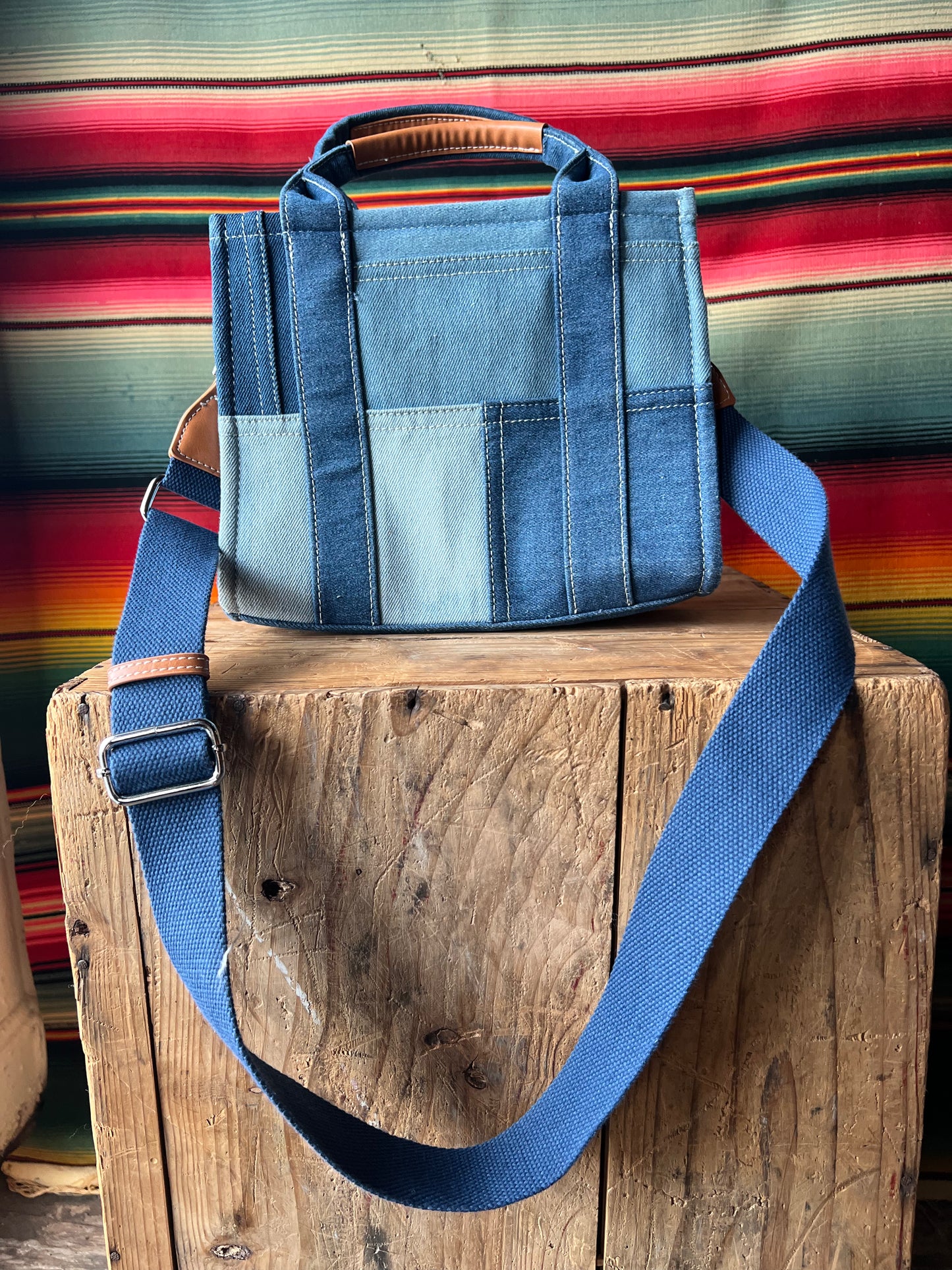 Denim Patchwork Purse