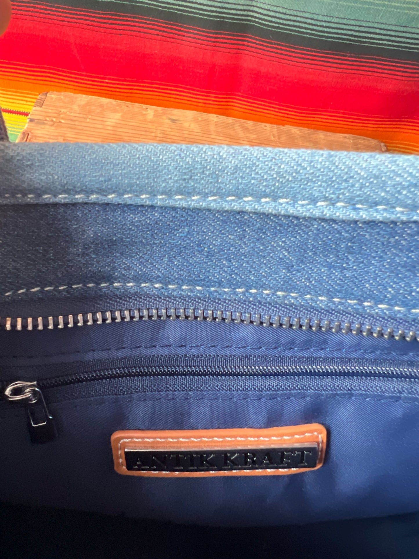 Denim Patchwork Purse