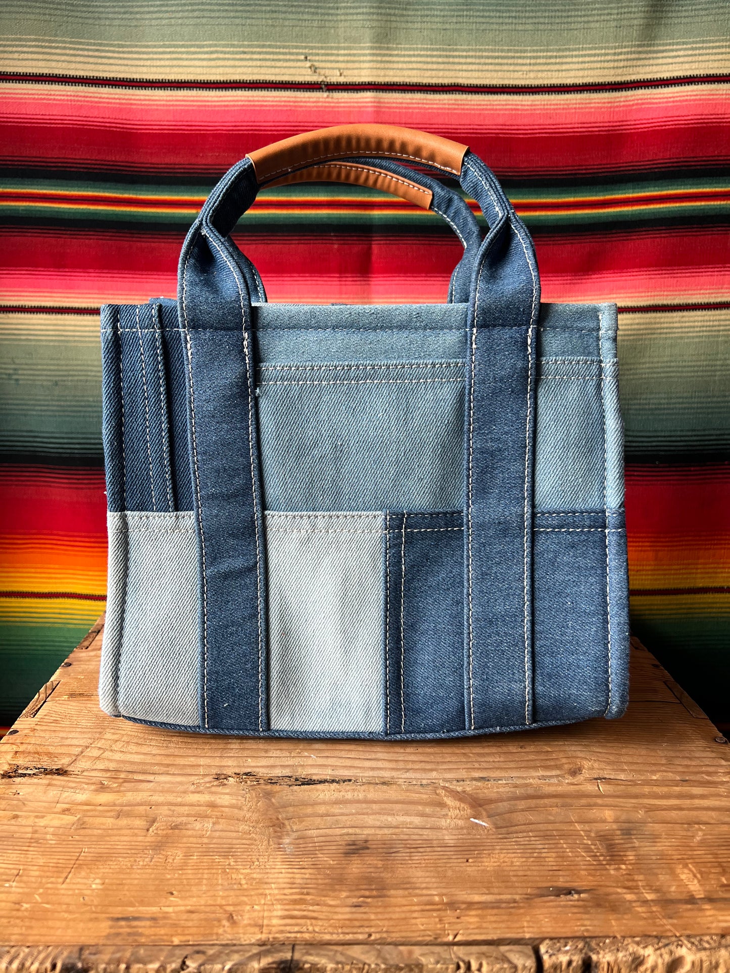 Denim Patchwork Purse