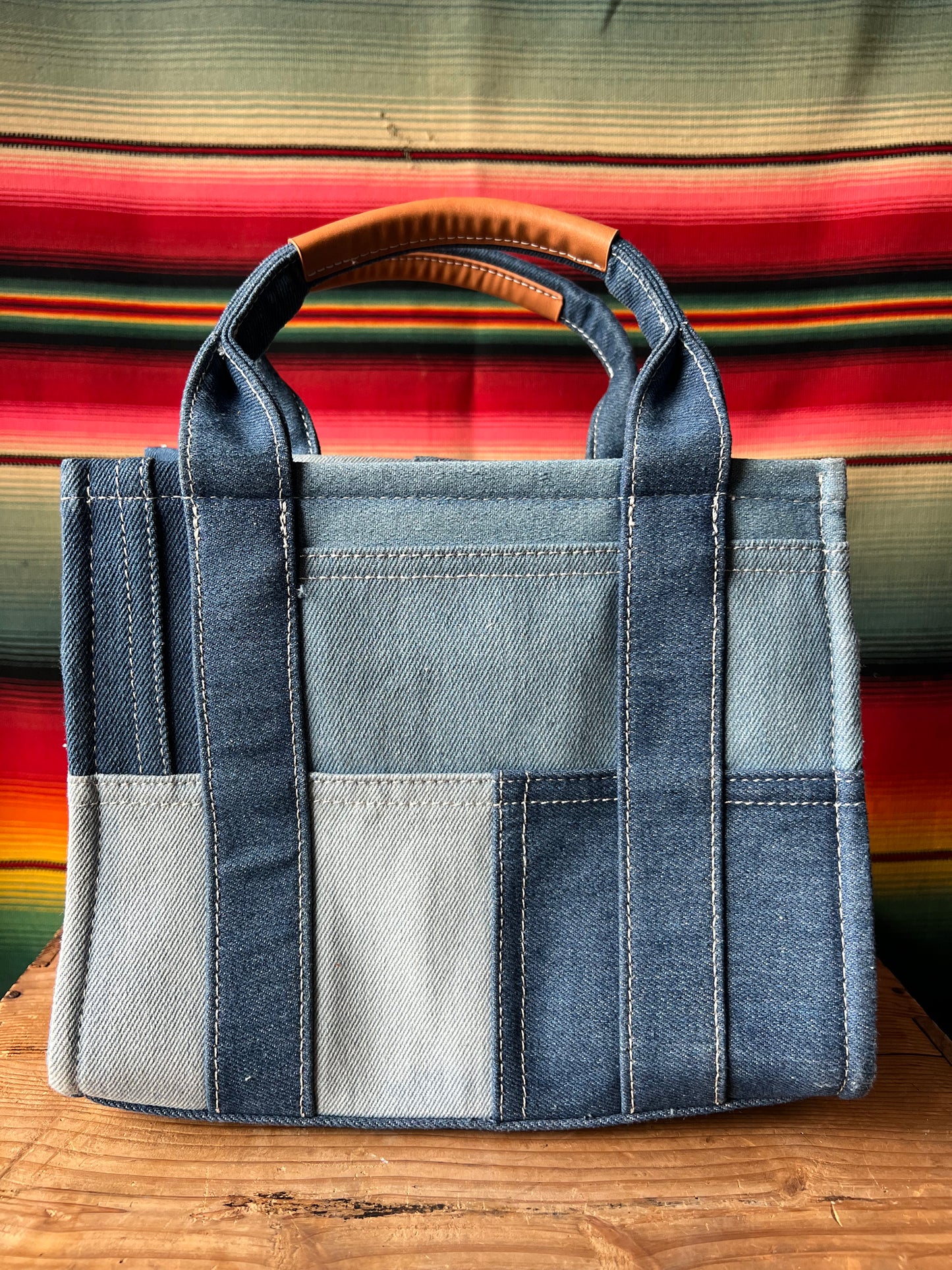 Denim Patchwork Purse