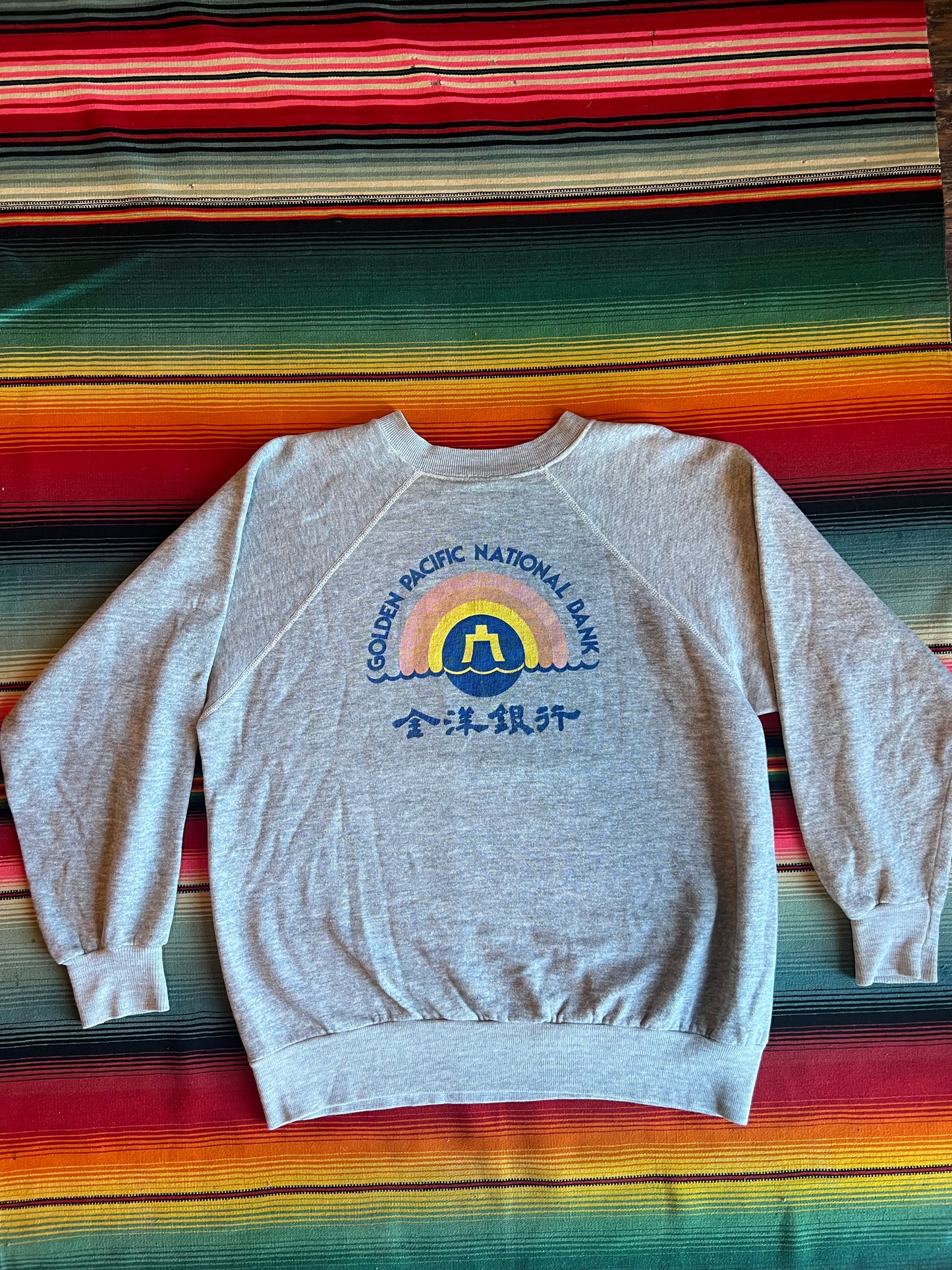 VTG 'Golden Pacific National Bank' Crewneck