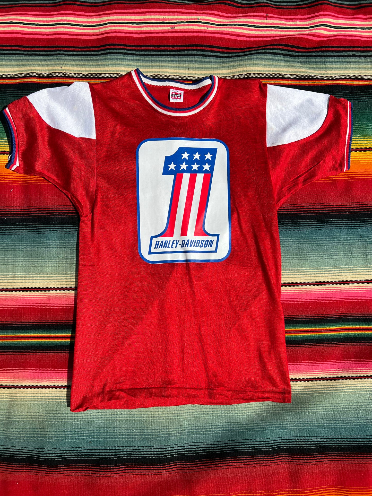 Vintage Red Harley Davidson Jersey (NOS)