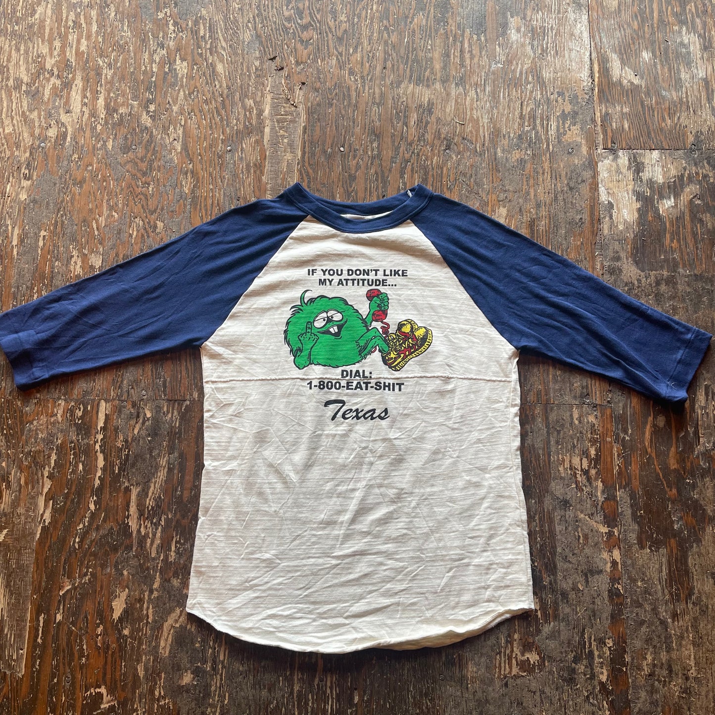 Eat Shit Raglan Tee