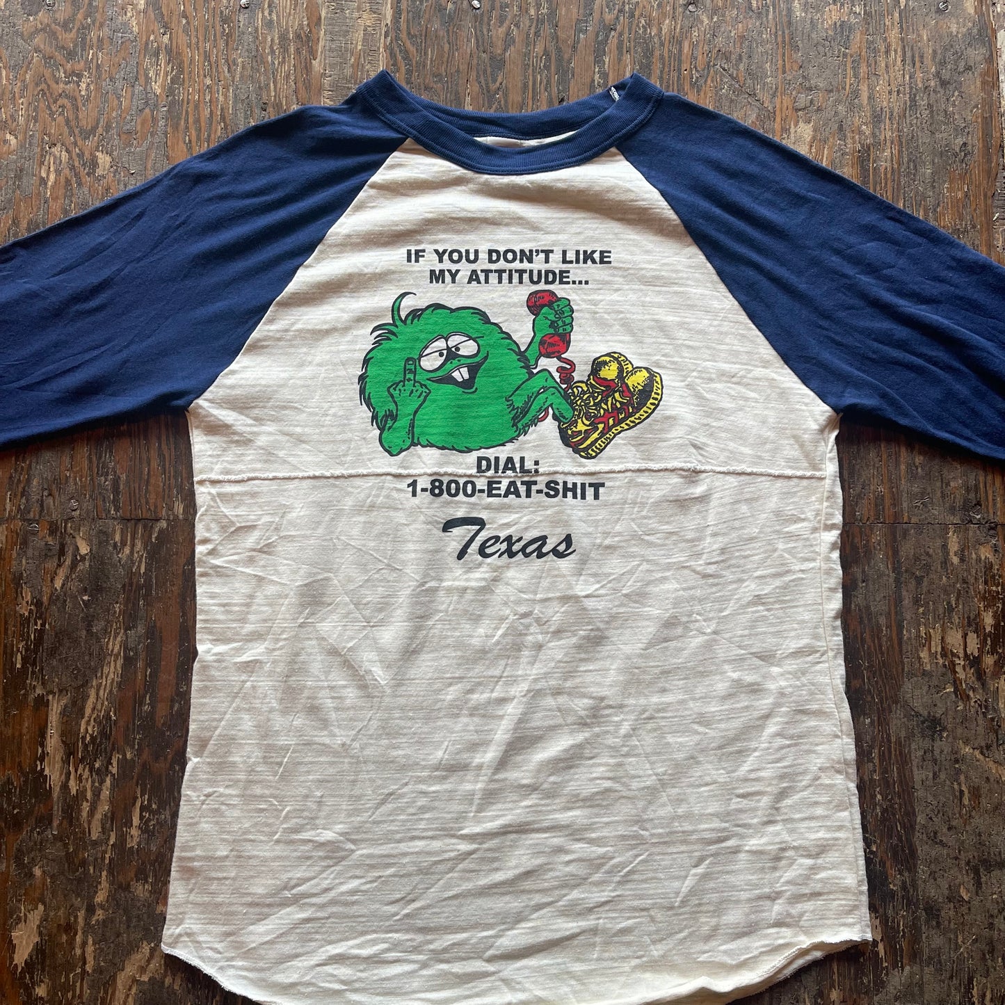 Eat Shit Raglan Tee