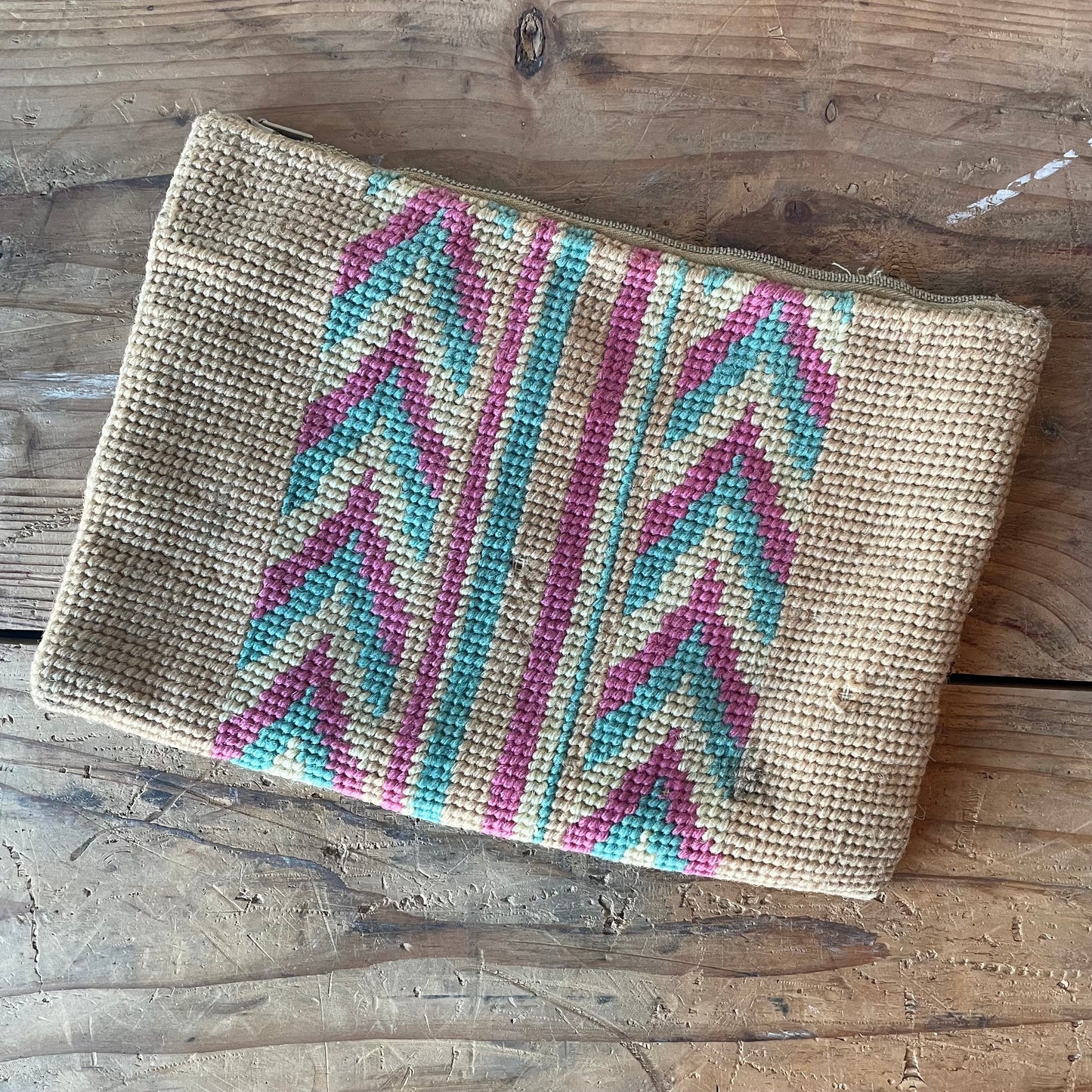 VTG Southwestern Woven Cosemetic Bag