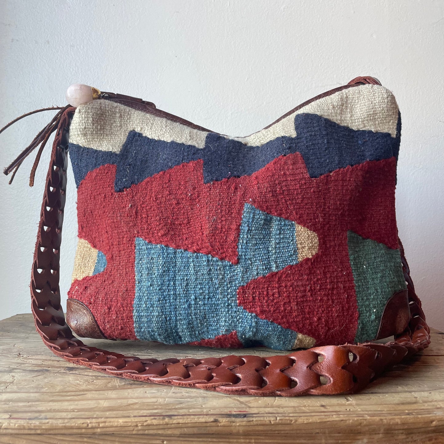 Vintage Kilim Wool Shoulder Bag