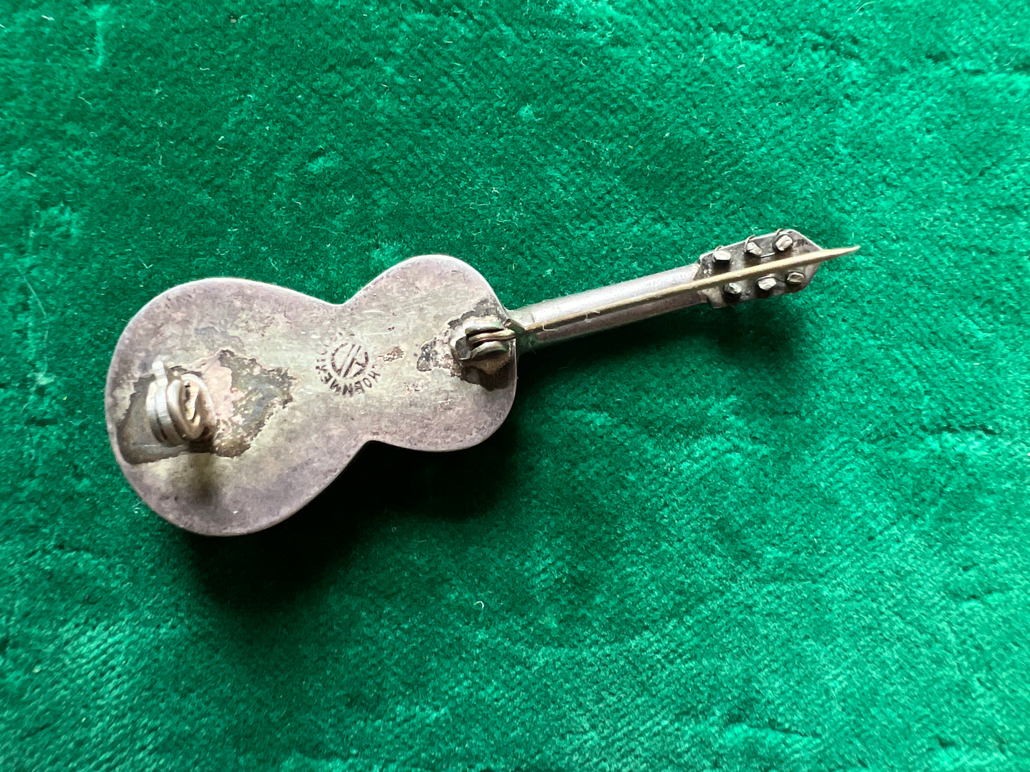 Sterling Guitar Pin