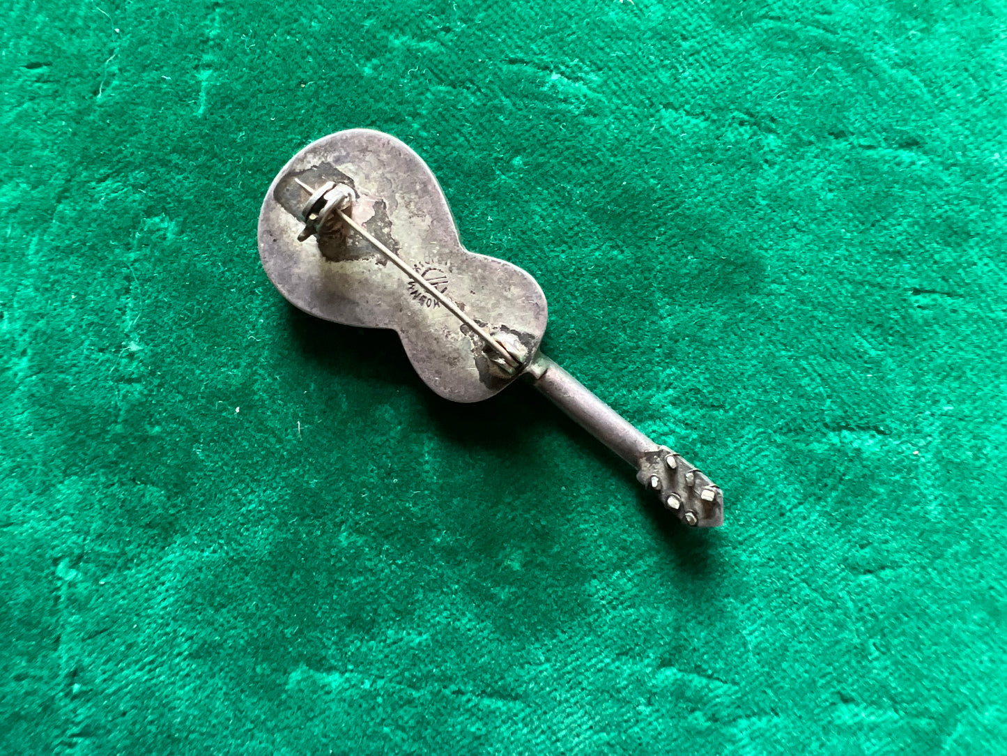 Sterling Guitar Pin