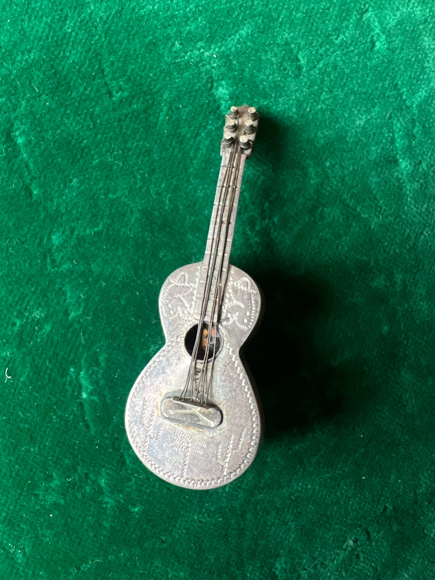 Sterling Guitar Pin