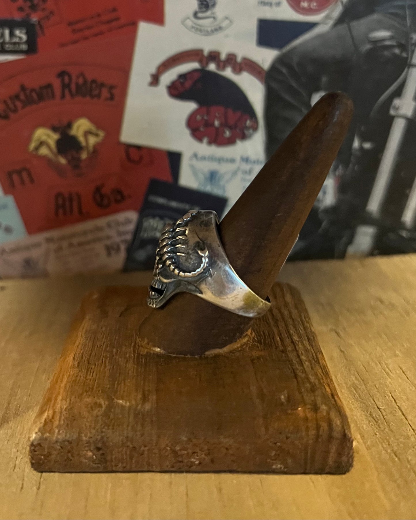 Scorpion Skull Ring