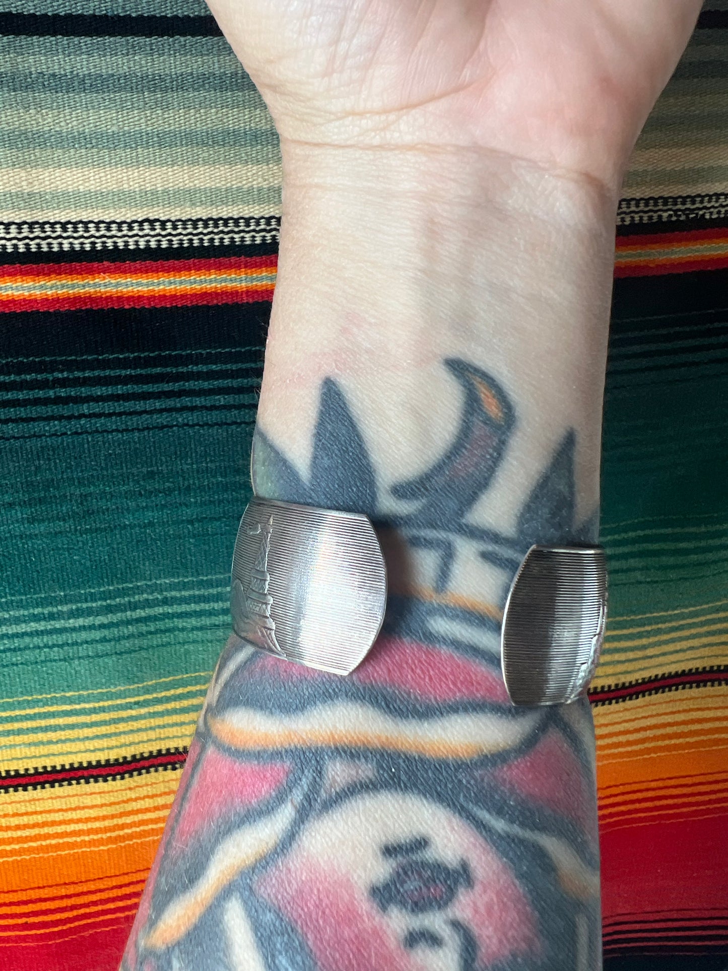 Spirit of St. Louis Sterling Cuff (MA)