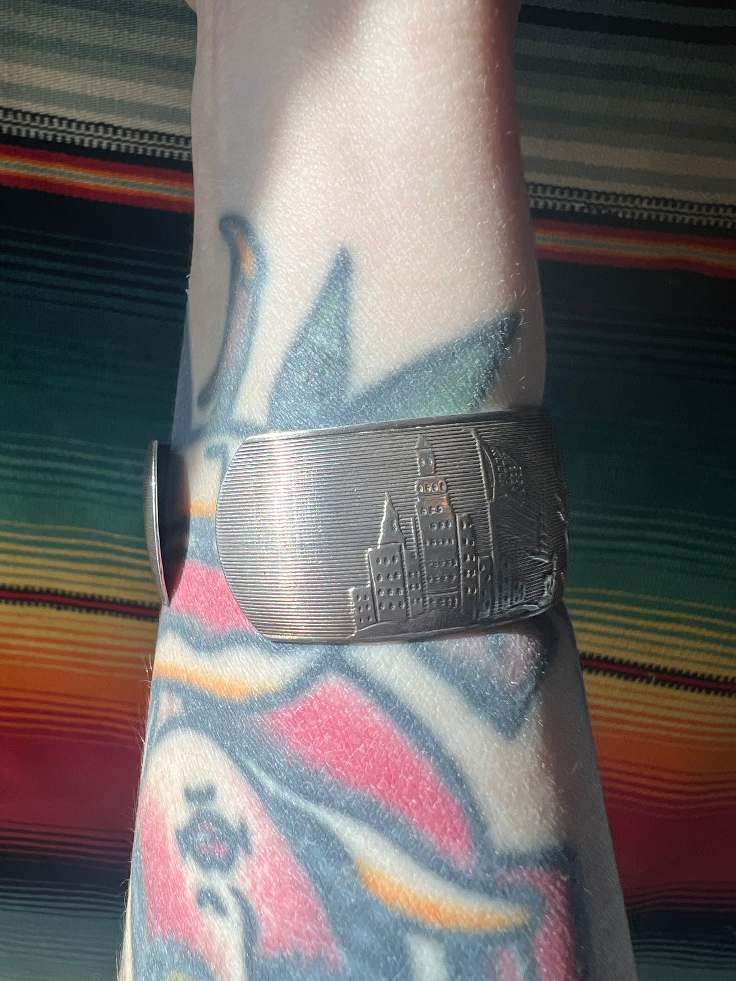 Spirit of St. Louis Sterling Cuff (MA)