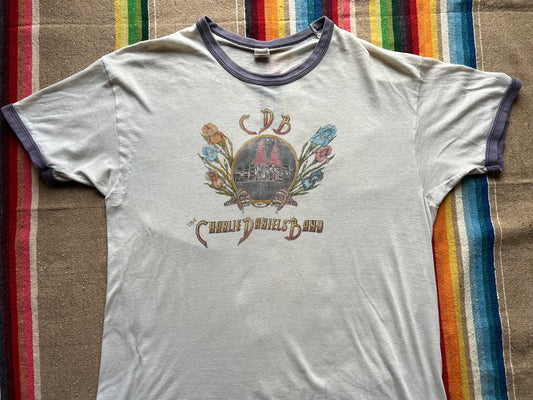 1970s Charlie Daniels Ringer Tee