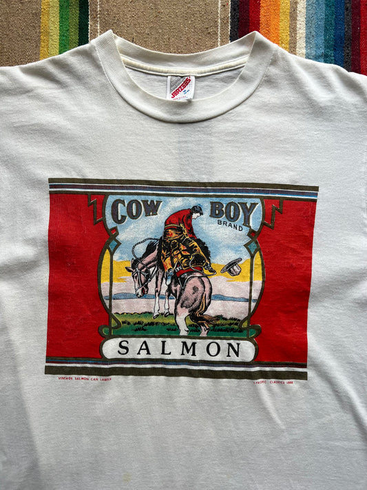 1990s Cowboy Salmon Tee