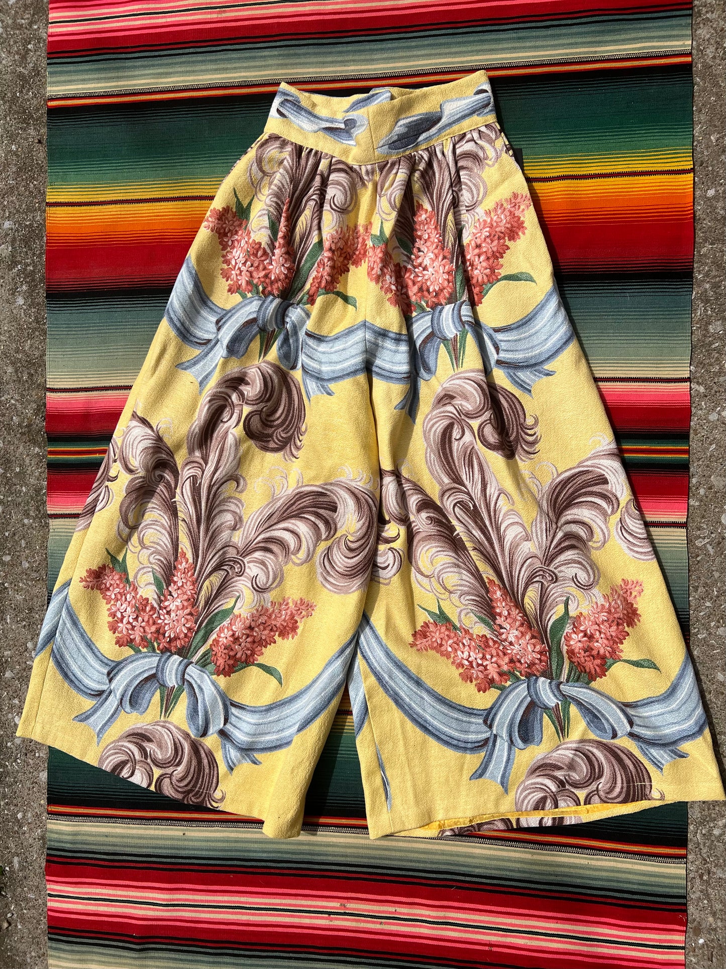 1940s Repro Crop Top & Pants Set