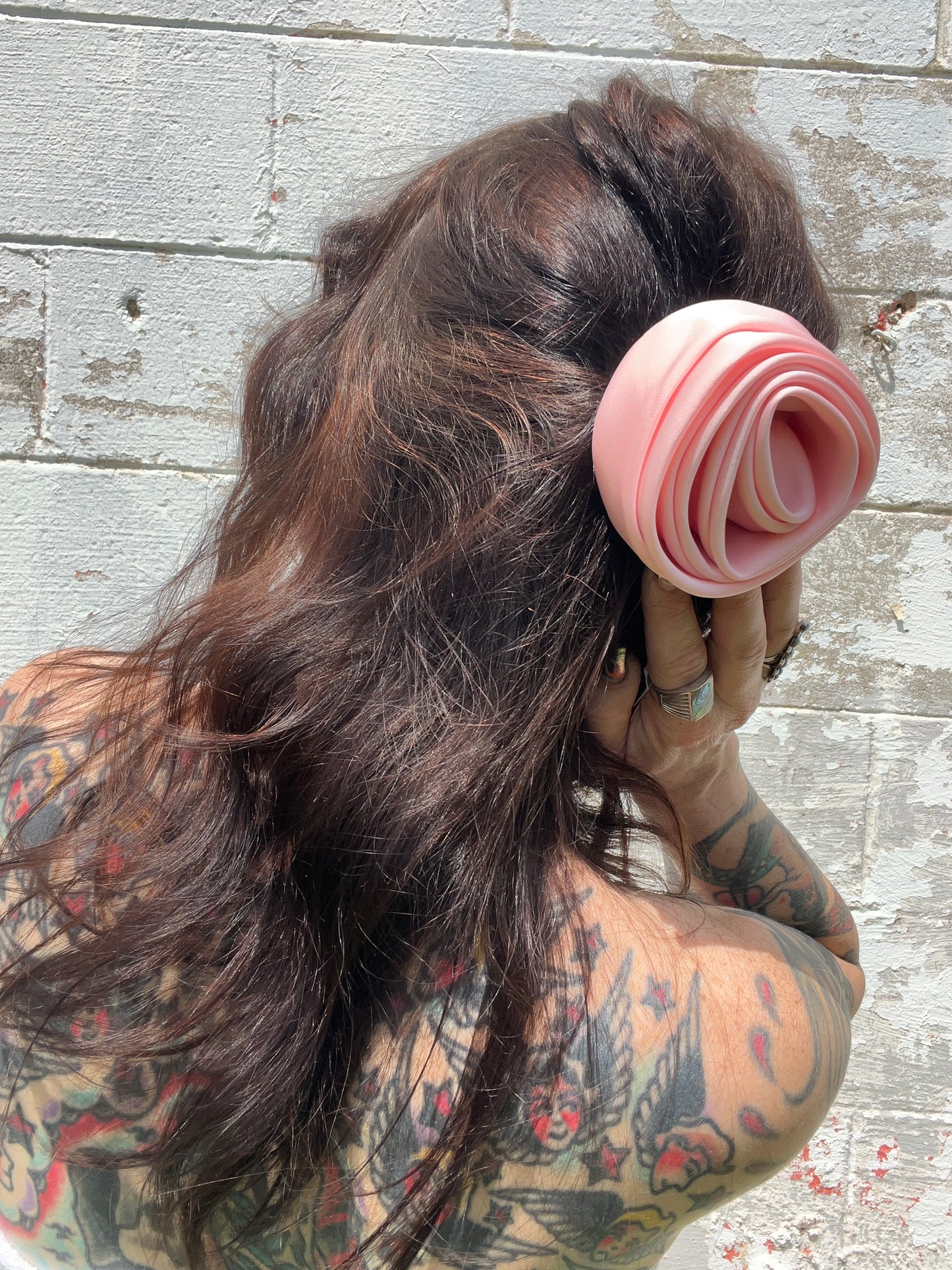 Sandy Liang Rose Barette