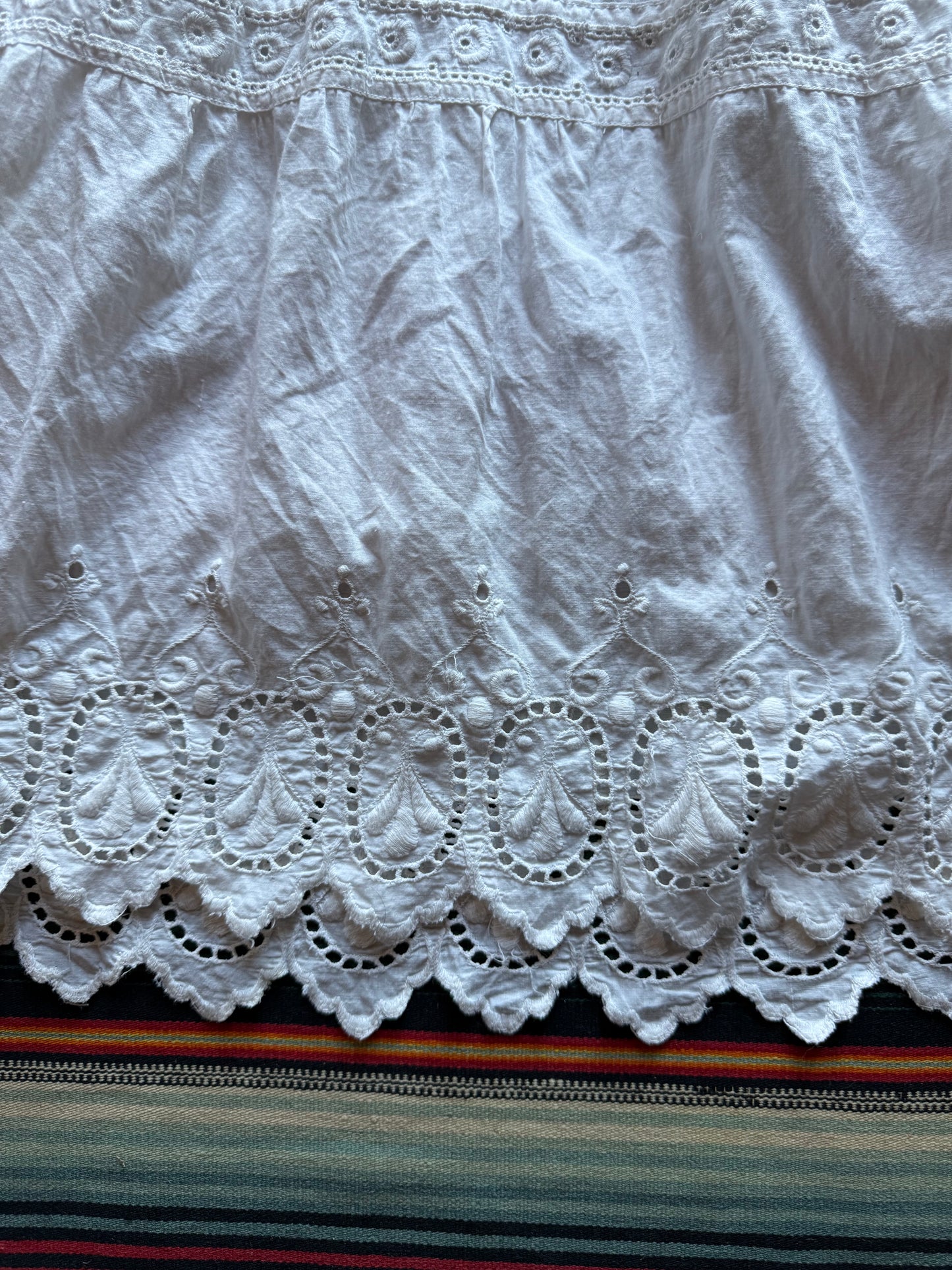 Antique White Cotton Dress
