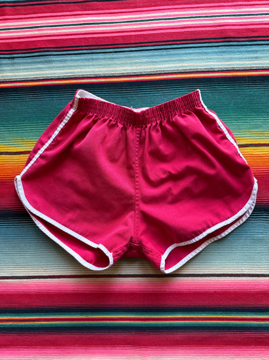 Vintage Red Athletic Shorts