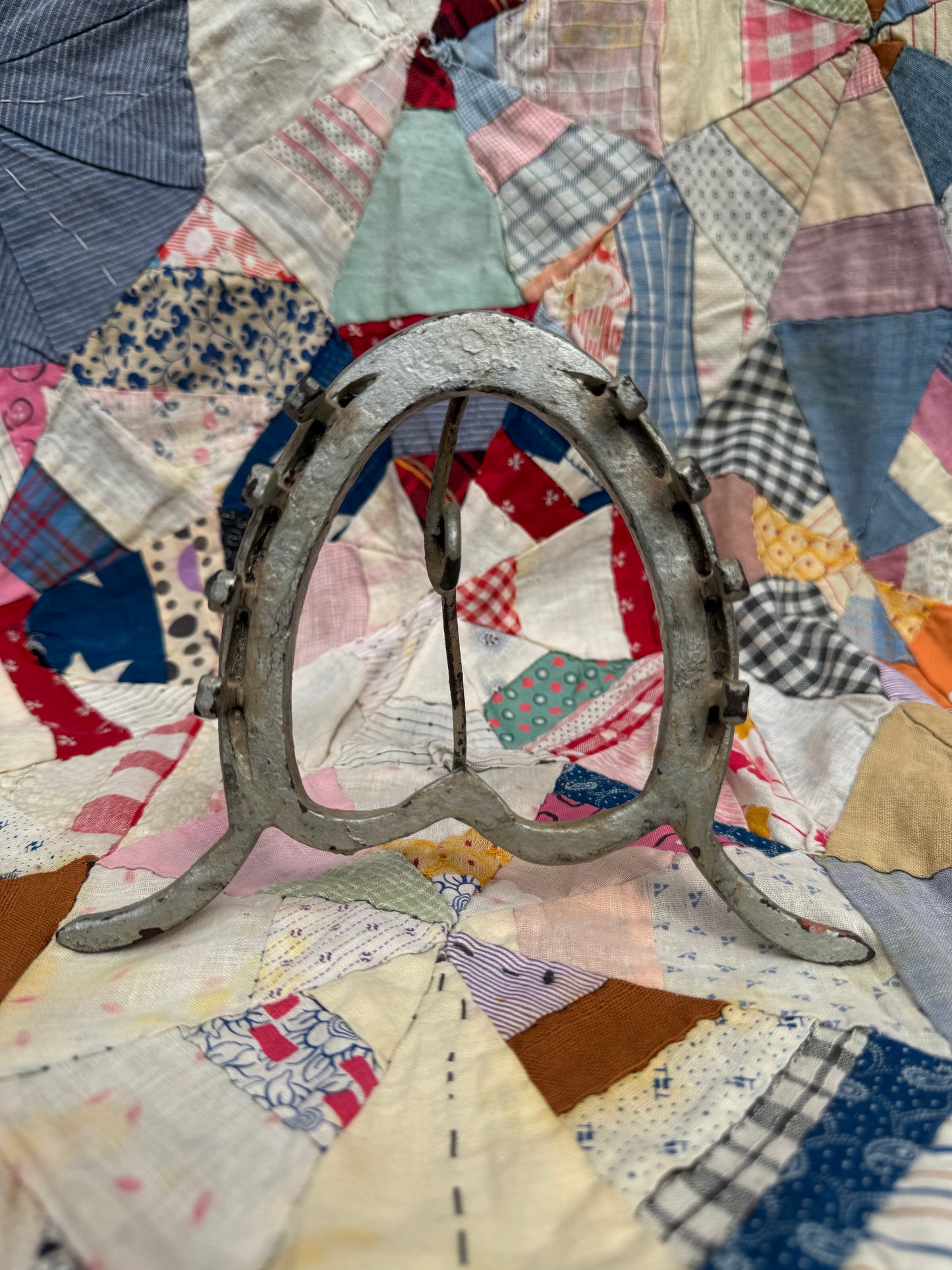 Folk Art Horseshoe Sculpture