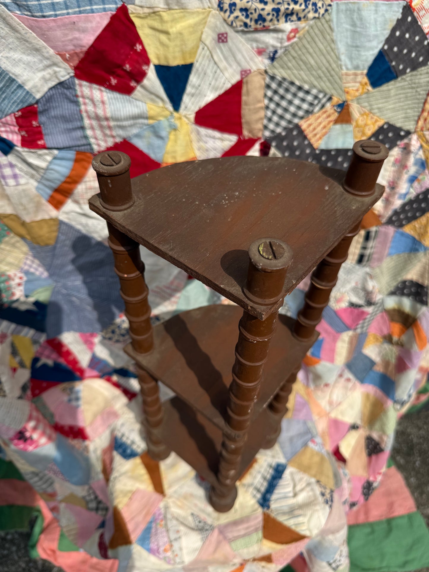 Antique Spool Shelf