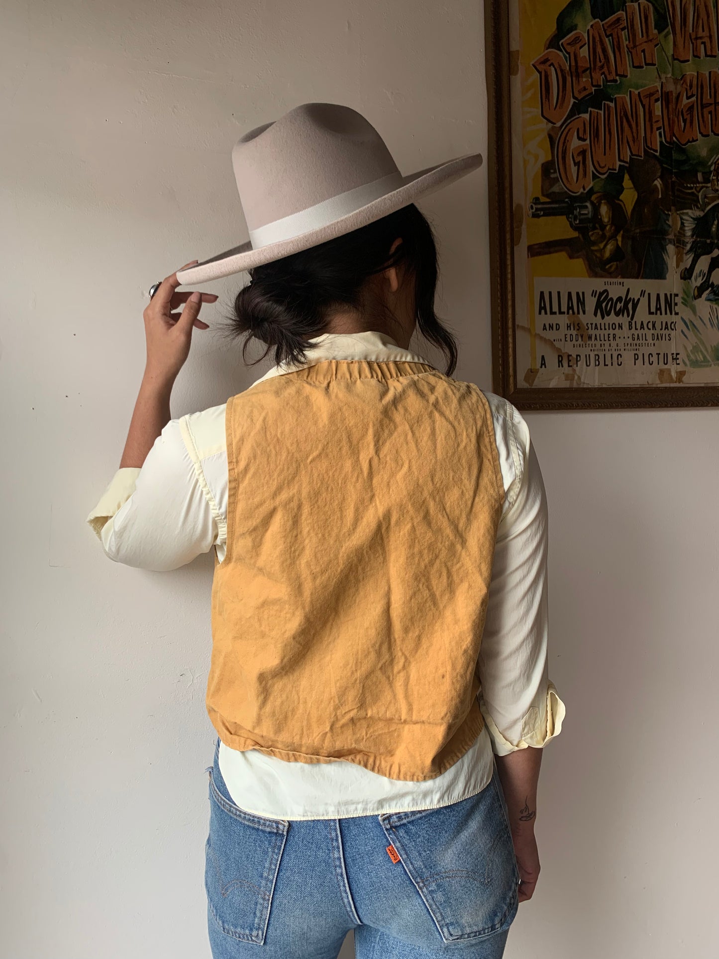 men's canvas vest