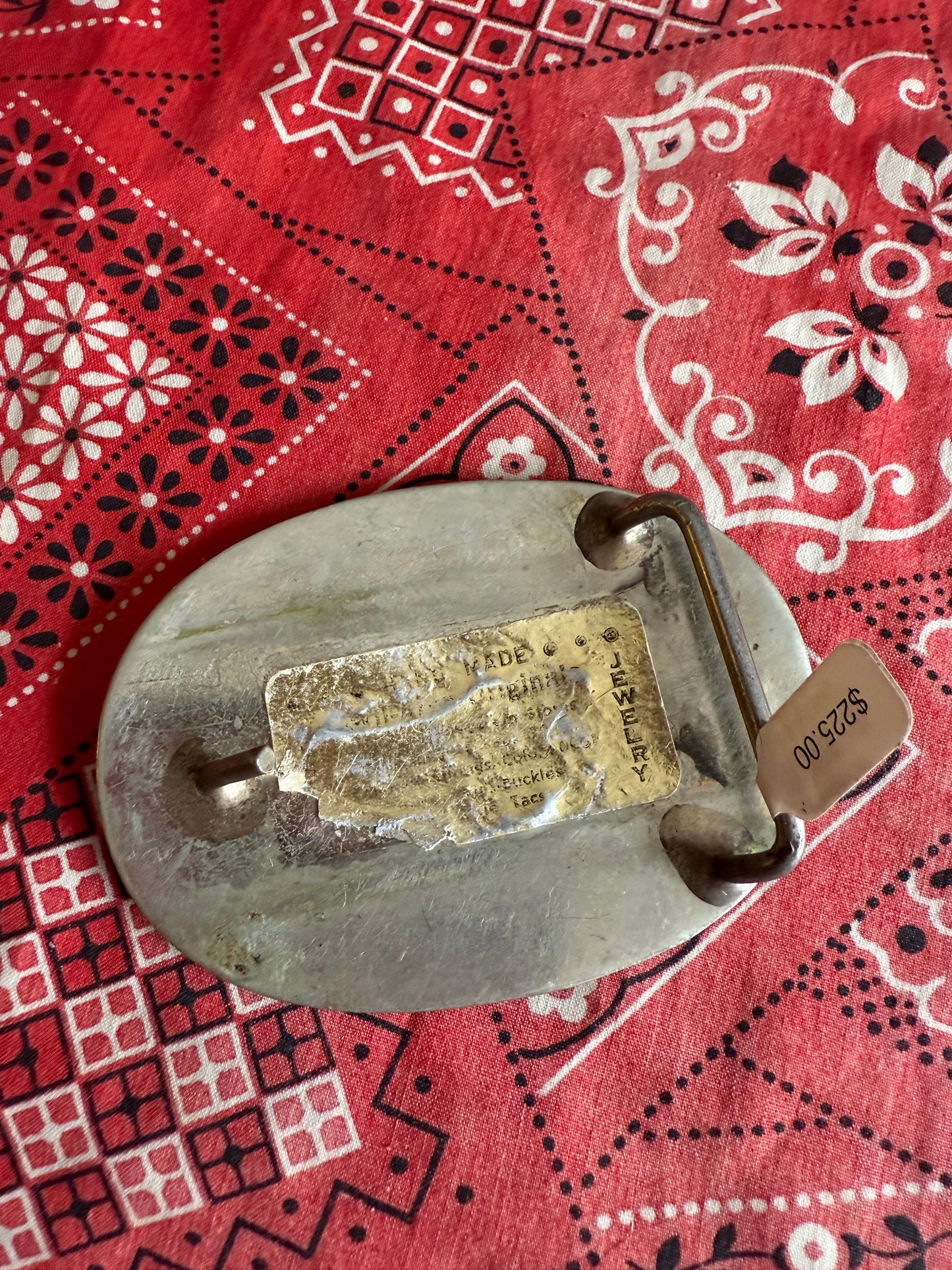 Indian Head Penny Horseshoe Buckle