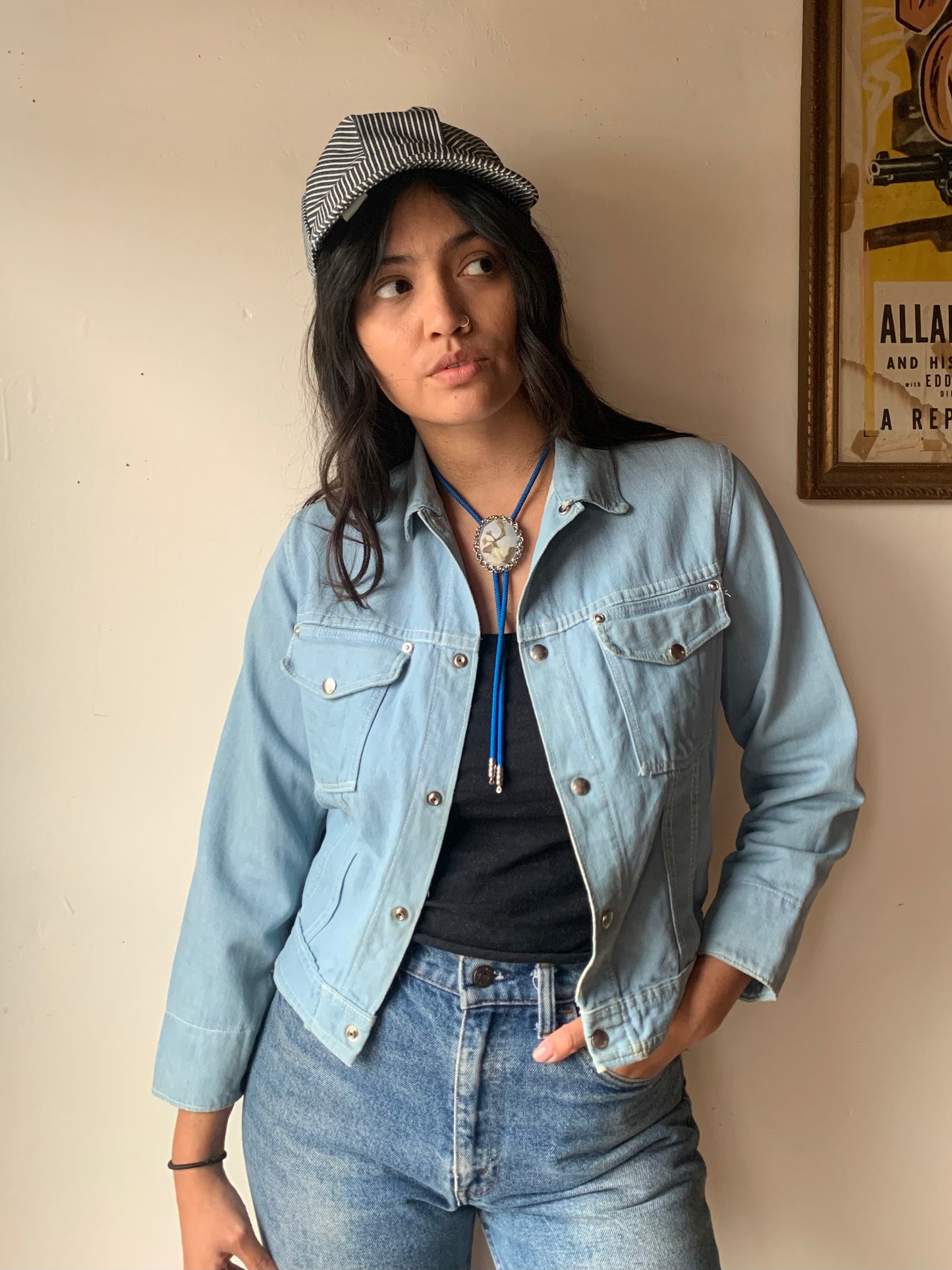 70s Light Blue Denim "Beverly" Jacket