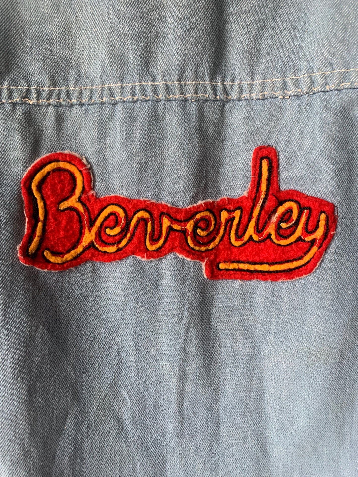 70s Light Blue Denim "Beverly" Jacket