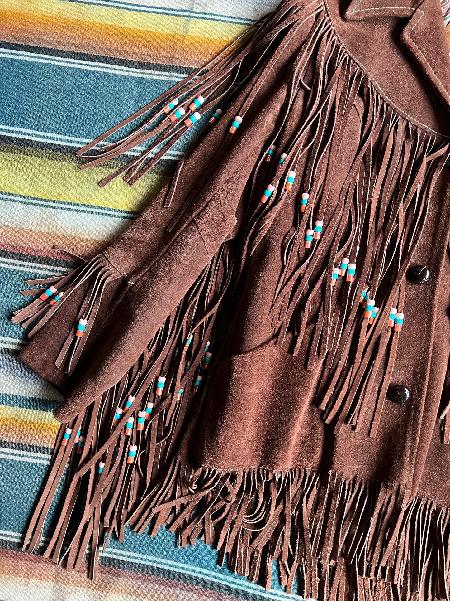 Ms. Pioneer Beaded Fringe Jacket