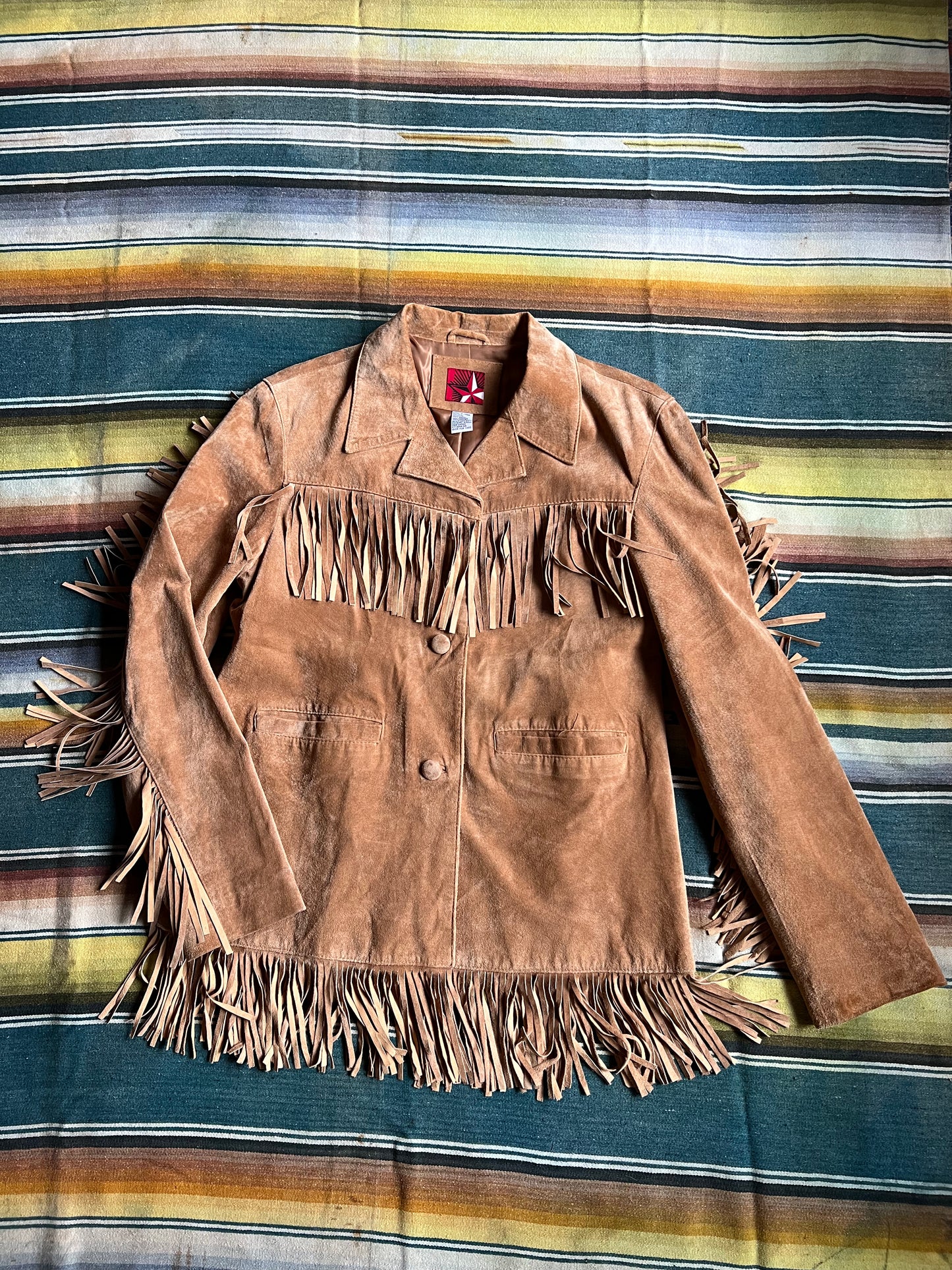 y2K Suede Fringe Jacket