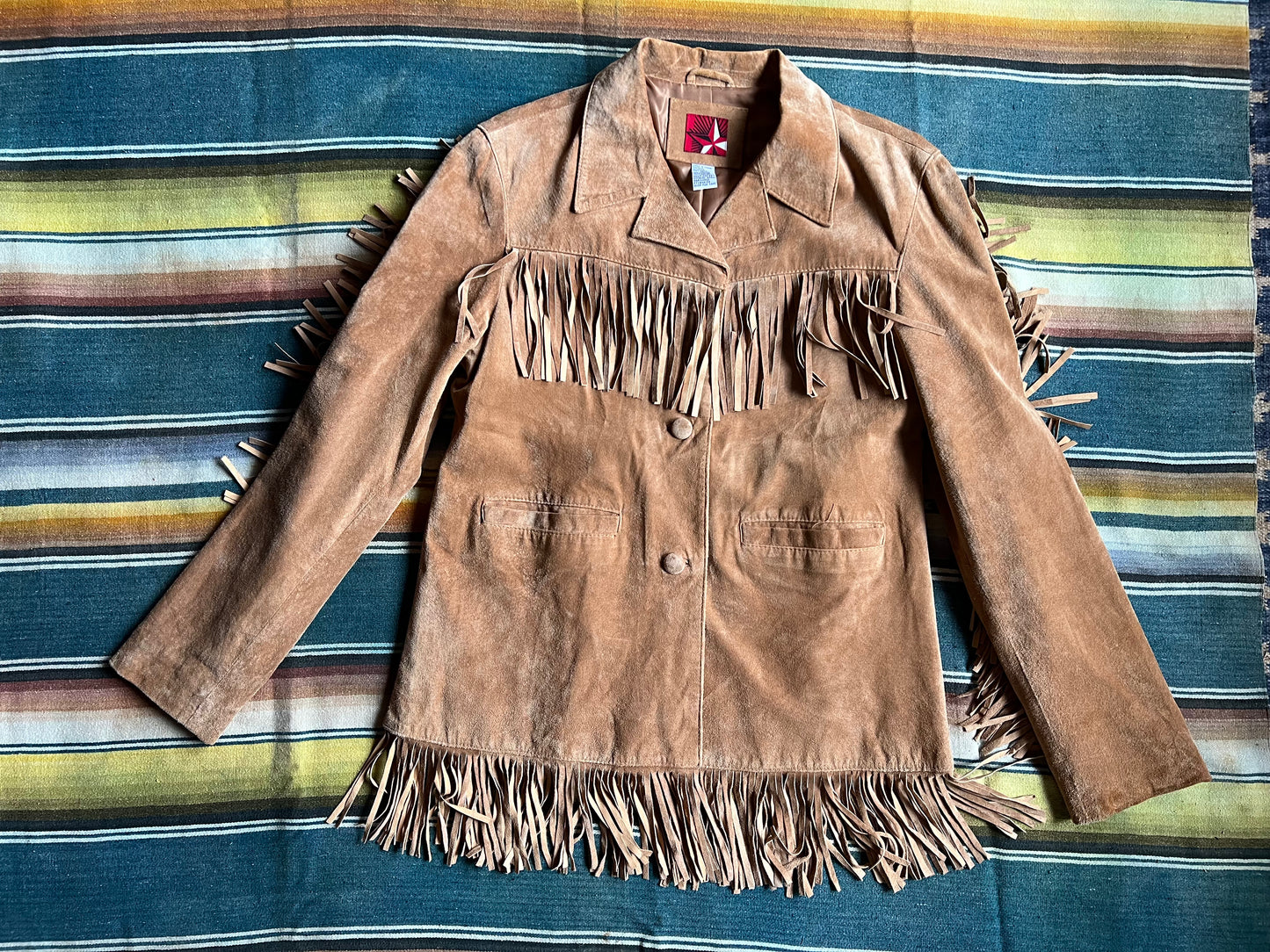 y2K Suede Fringe Jacket