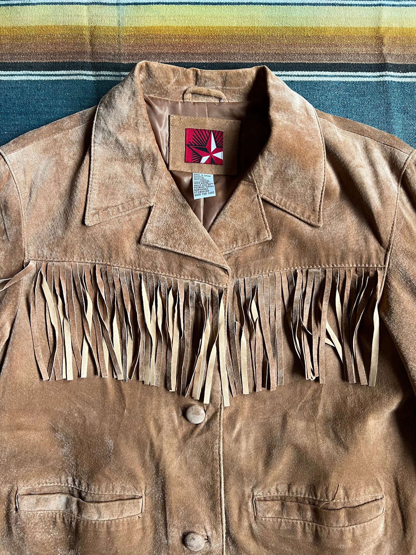 y2K Suede Fringe Jacket