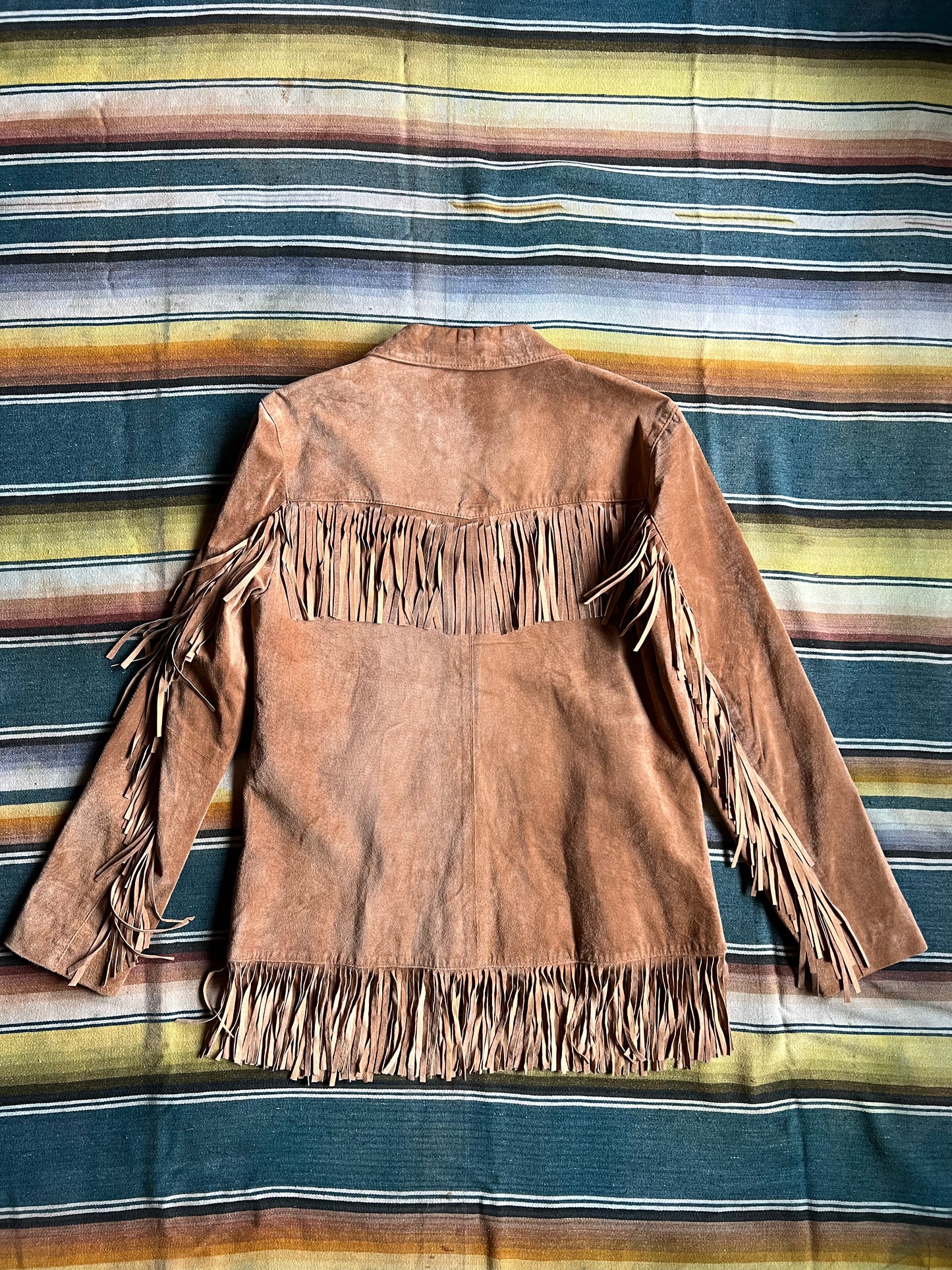 y2K Suede Fringe Jacket