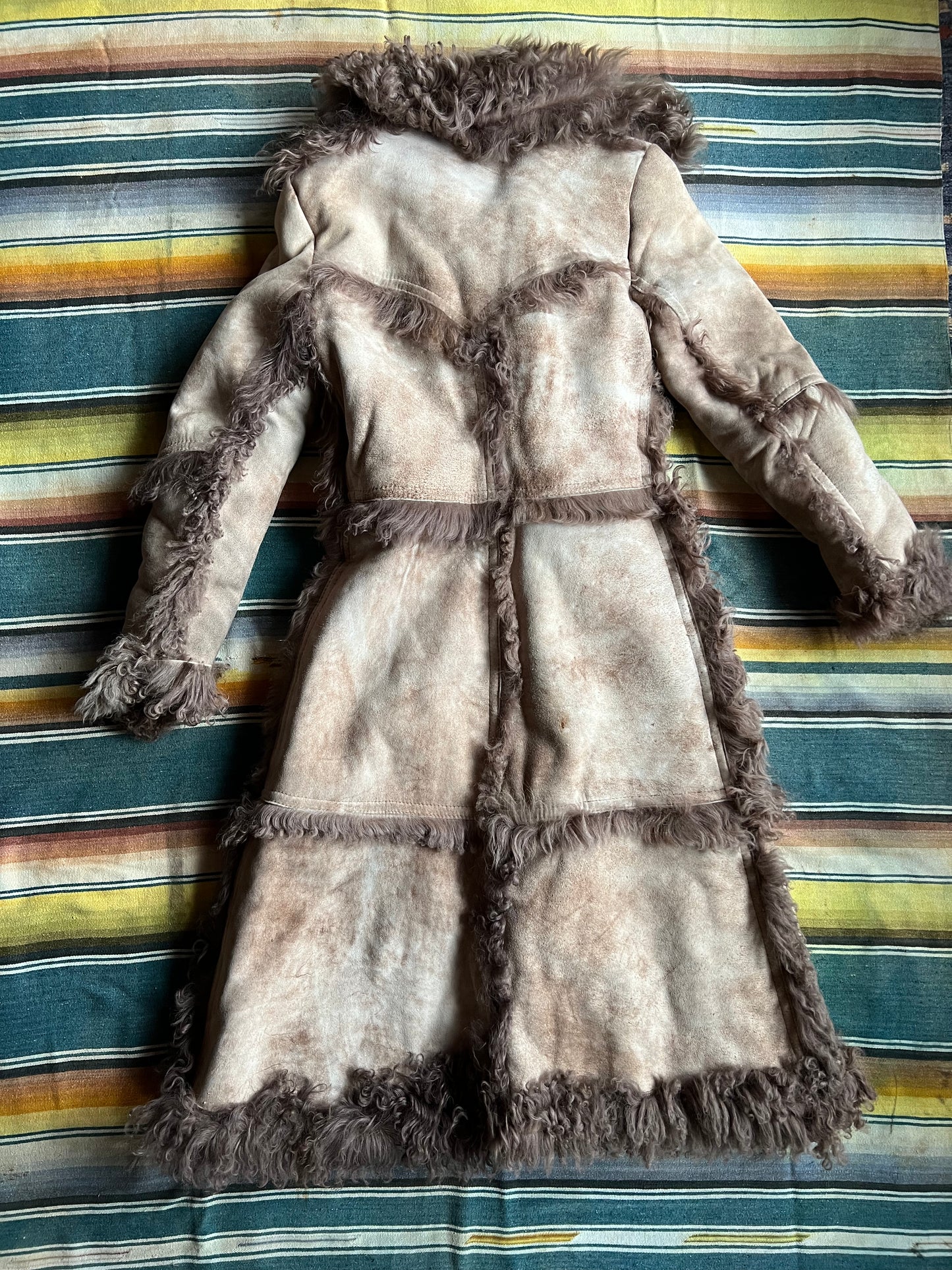 American Sheepherders Mongolian Fur Coat