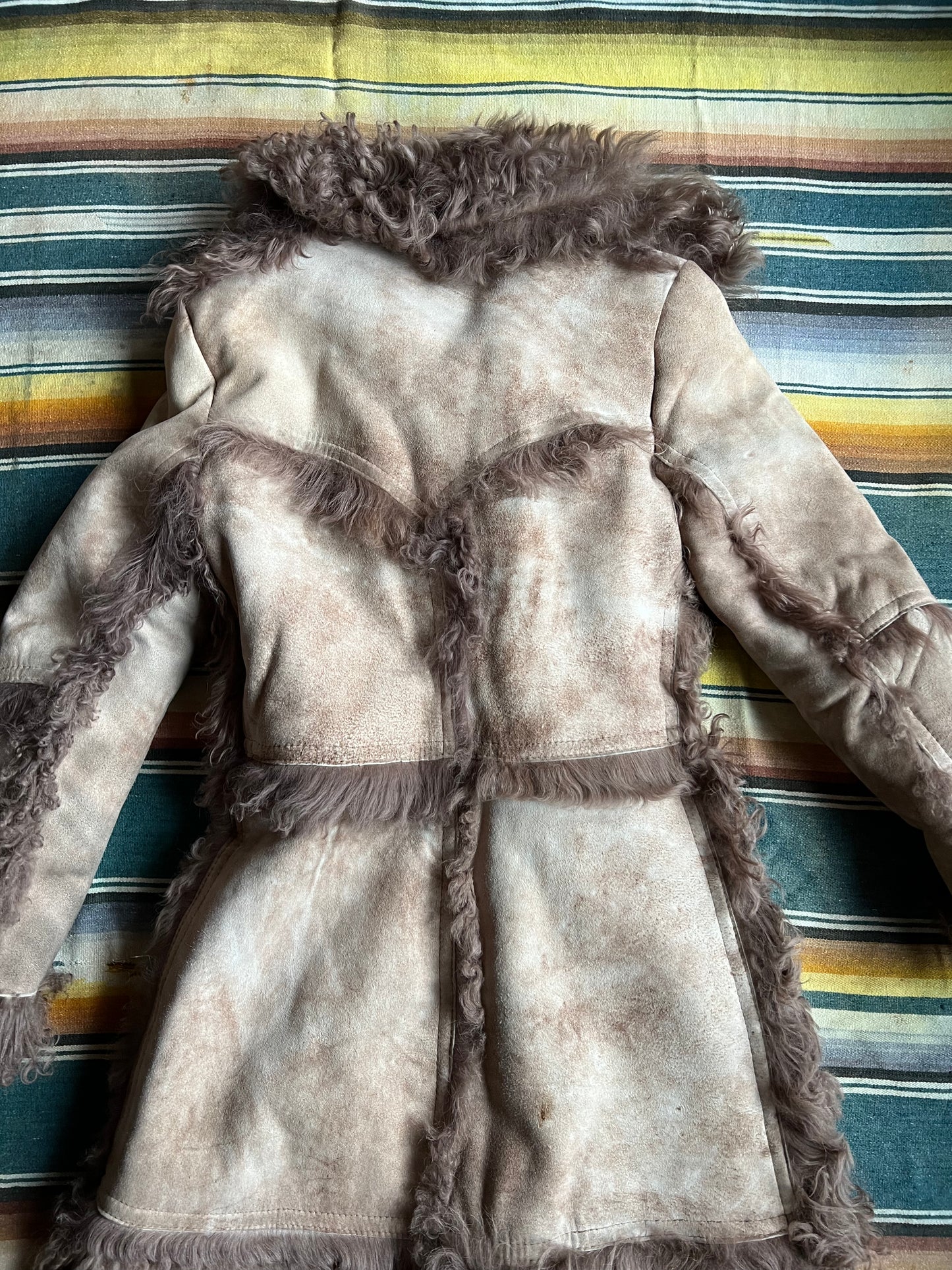 American Sheepherders Mongolian Fur Coat