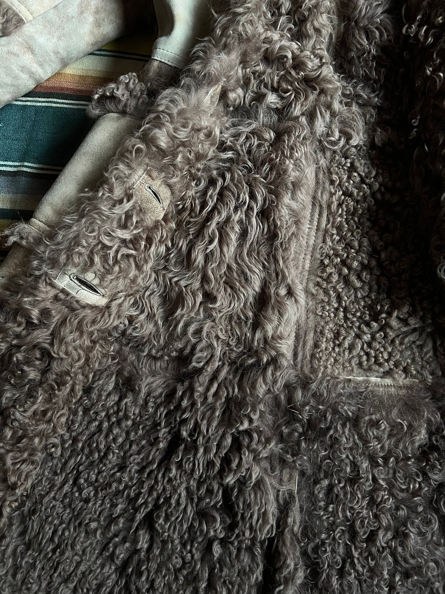 American Sheepherders Mongolian Fur Coat