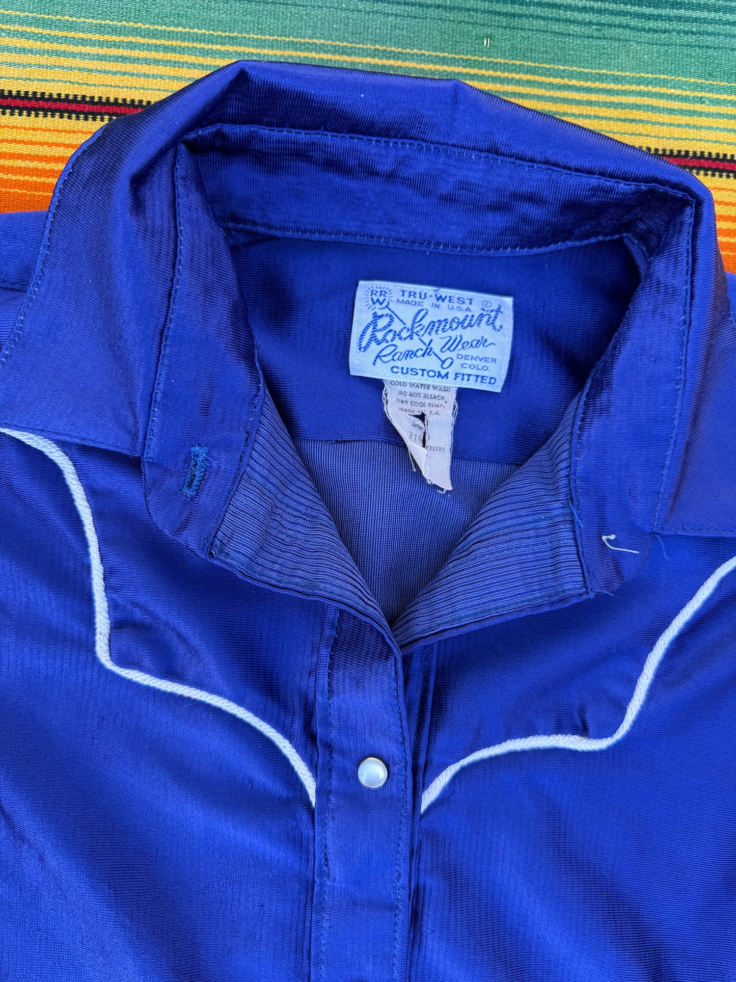 1970s Western Button Down