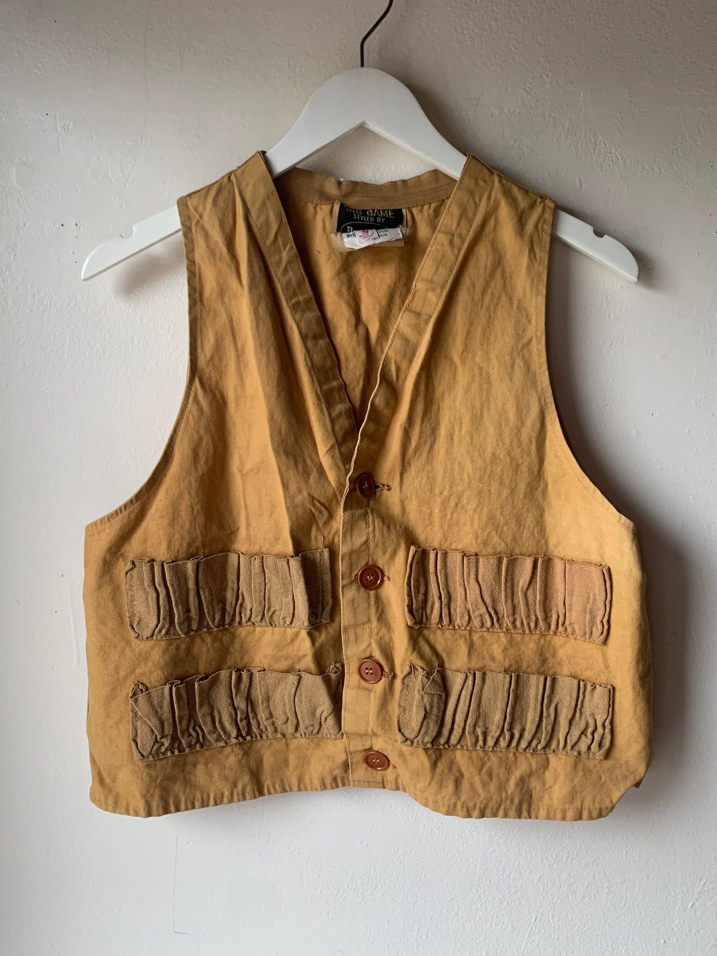 men's canvas vest