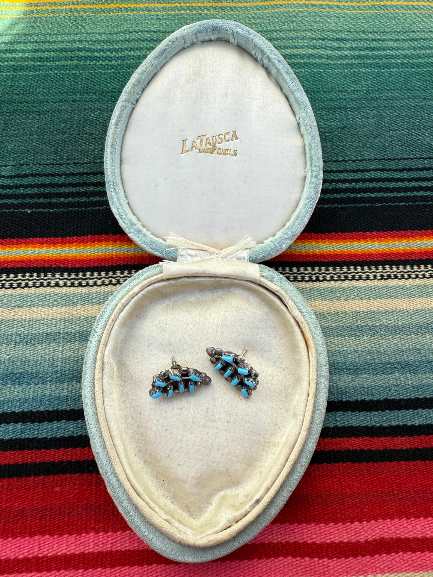 Petite Point Leaf Earrings
