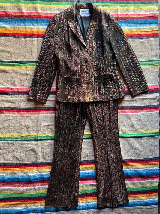 VTG H Bar C Sparkly Suit Set