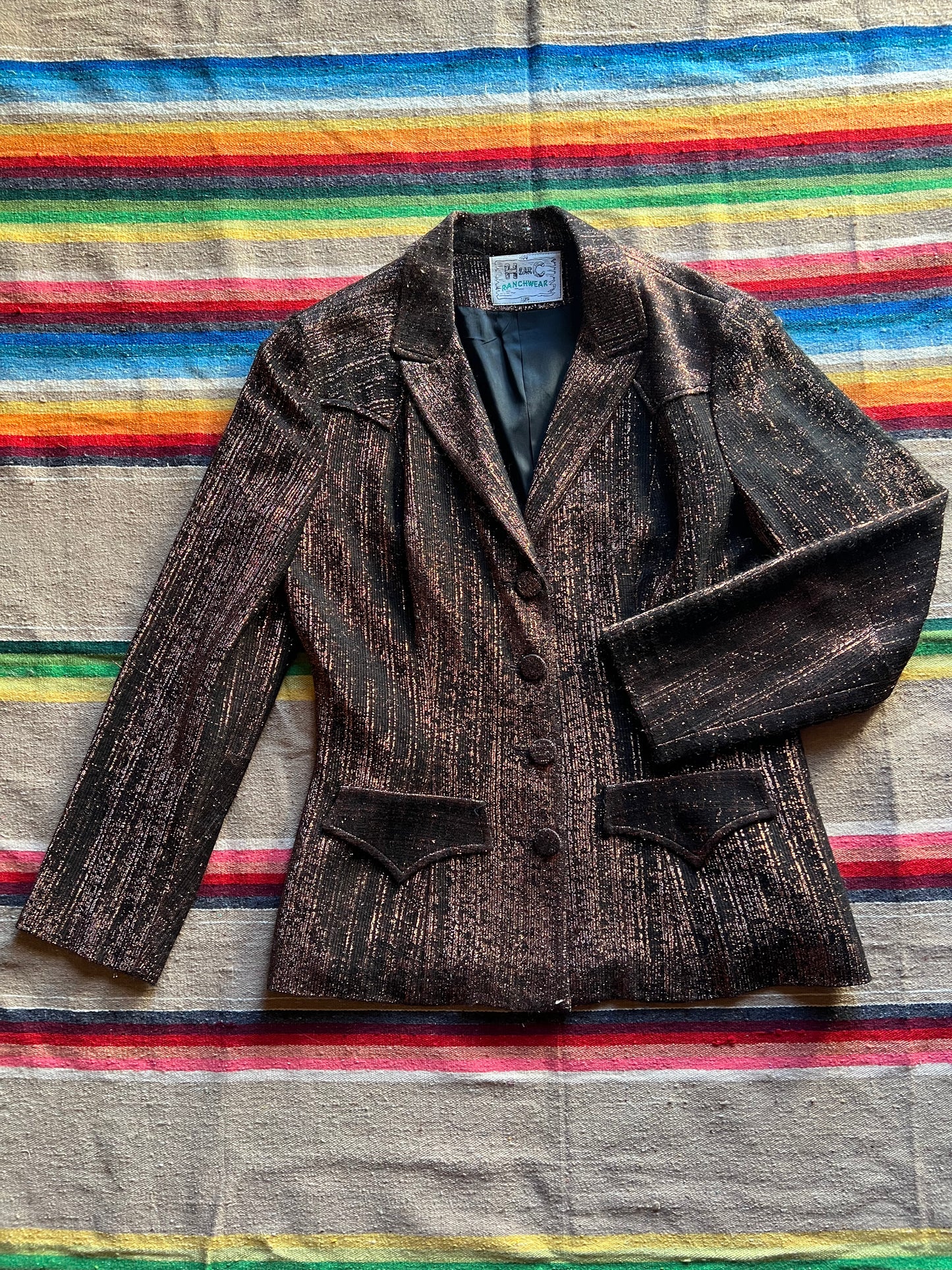 VTG H Bar C Sparkly Suit Set