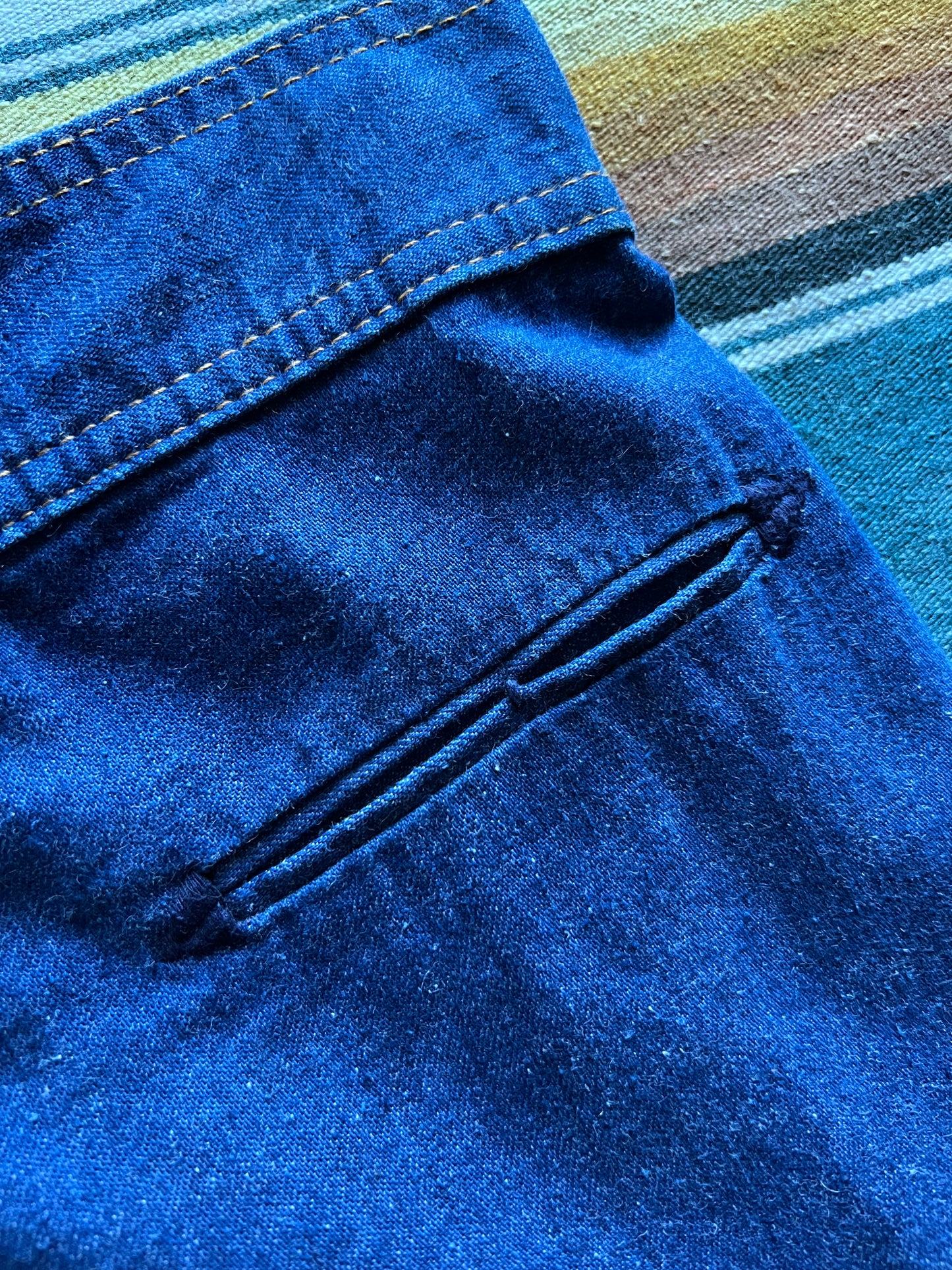 Vtg 70s Levi’s Buckle Back Wide Leg Jeans