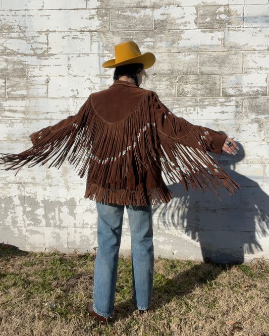 Ms. Pioneer Beaded Fringe Jacket