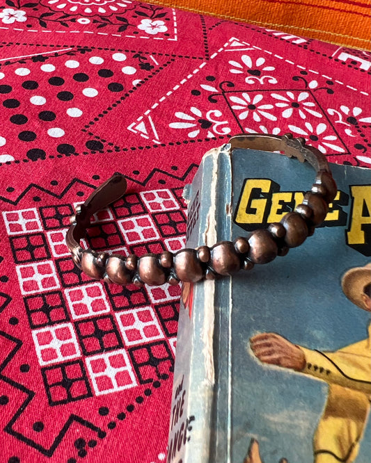 Beaded Copper Cuff