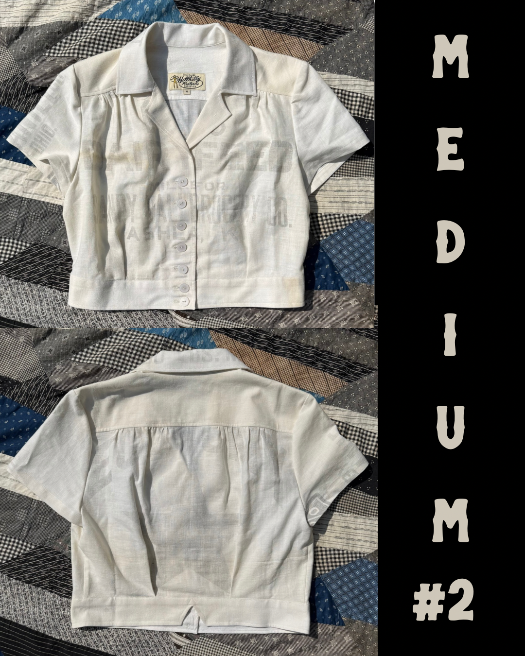 Handmade Feedsack Tops