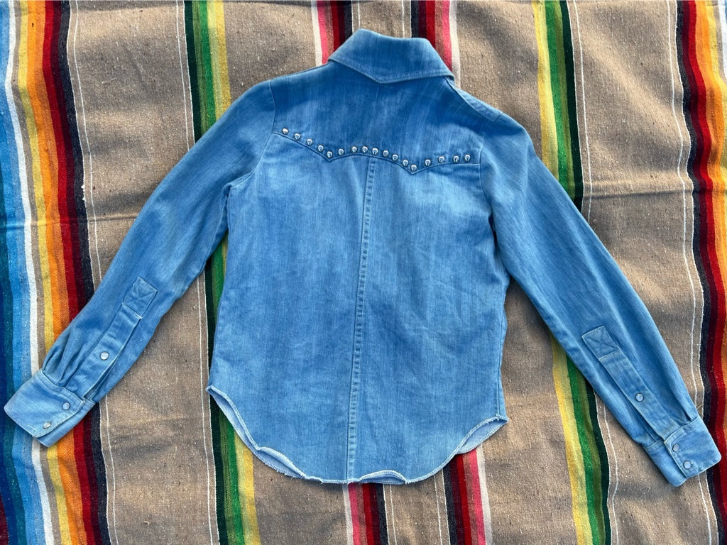 1970s Studded Denim Shirt